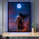 Mahadev’s Divine Moonlight – Acrylic Slim LED Glow Frame